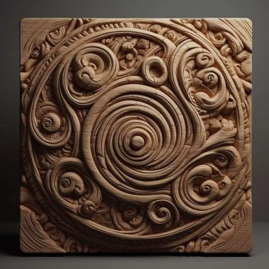 Patterns and decorations stl JAC J7 2 3d model